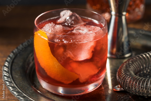 Refreshing Boozy Boulevardier Cocktail photo