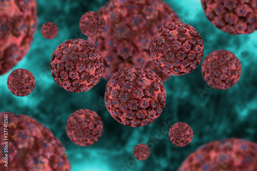 HPV Virus Infection 3D Illustration