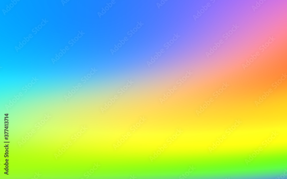 Fototapeta premium Abstract rainbow soft cloud background in pastel colorful gradation.