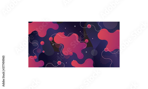 Colourful geometric abstract liquid background for banner, poster, flyer and Brochure, EPS 10 vector.