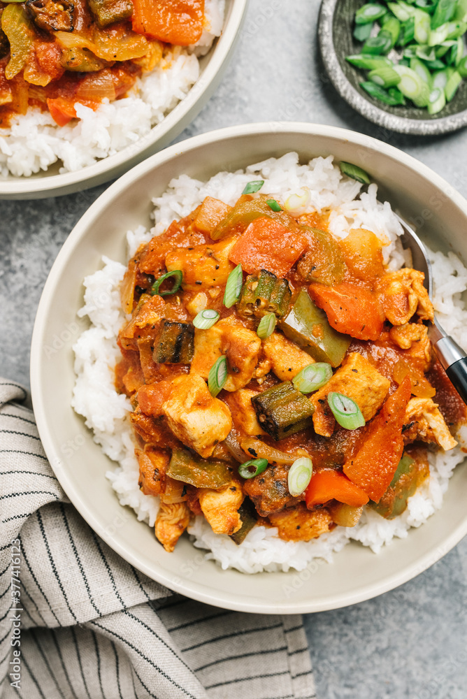 Spicy Cajun Chicken Stew Spicy Cajun Chicken Stew