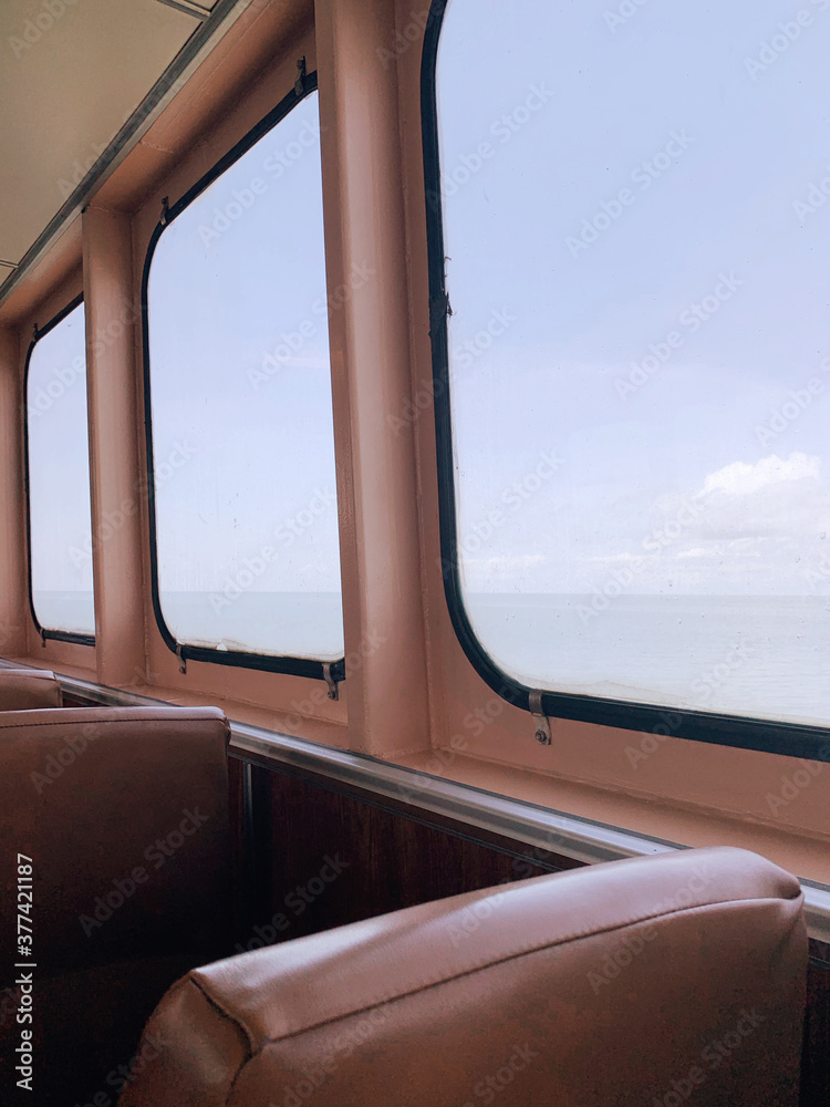 Looking Out A Ferry Boat Window Looking Out A Ferry Boat Window