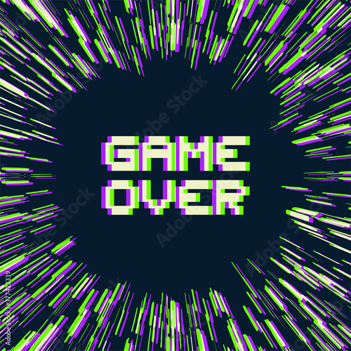 Creative design of game over message