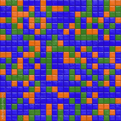 pattern of mosaic tiles 