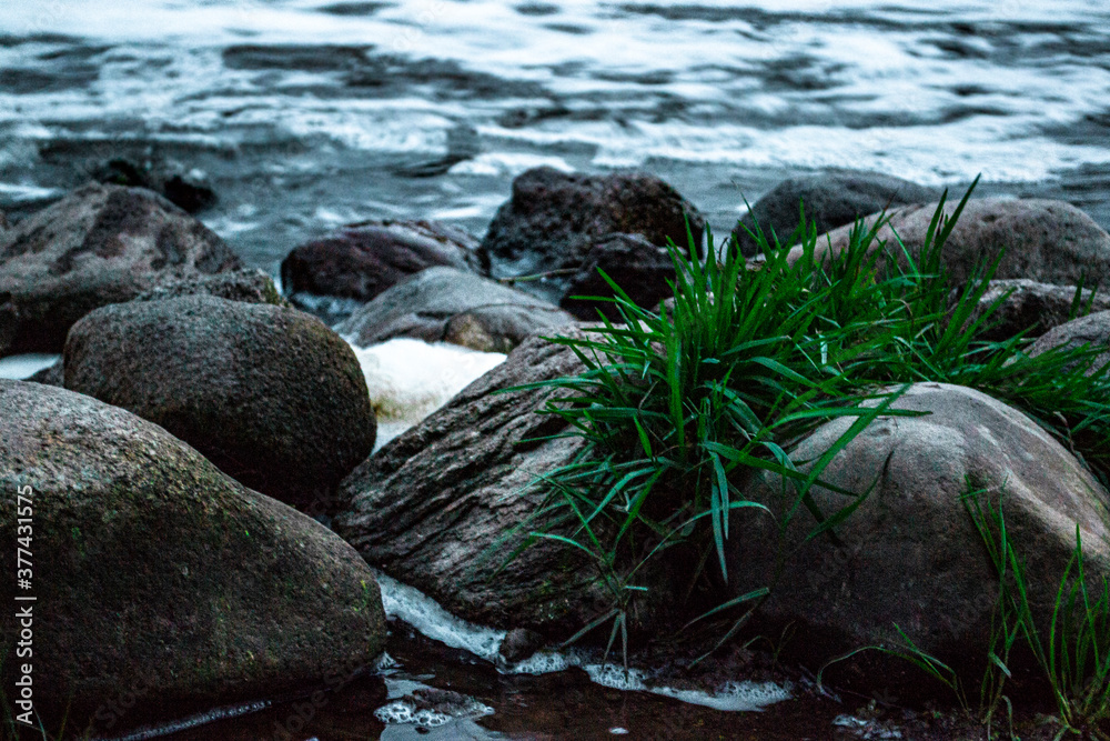 Fototapeta premium stones in the water
