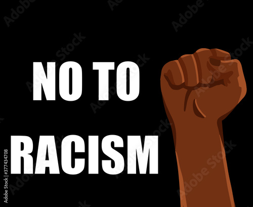 No to racism design photo