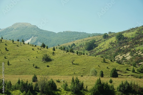 Landscape in the mountains
