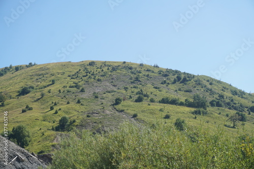 Nature landscape with sky