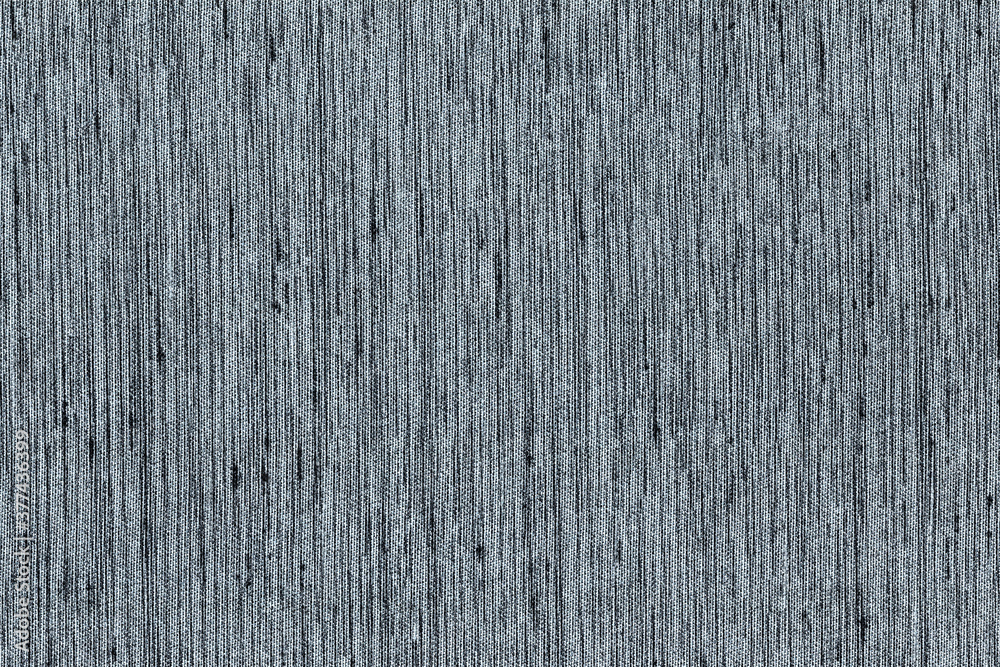 Fototapeta premium Closeup black ,dark grey color fabric sample texture backdrop. Dark grey fabric strip line pattern design,upholstery for decoration interior design or abstract background..