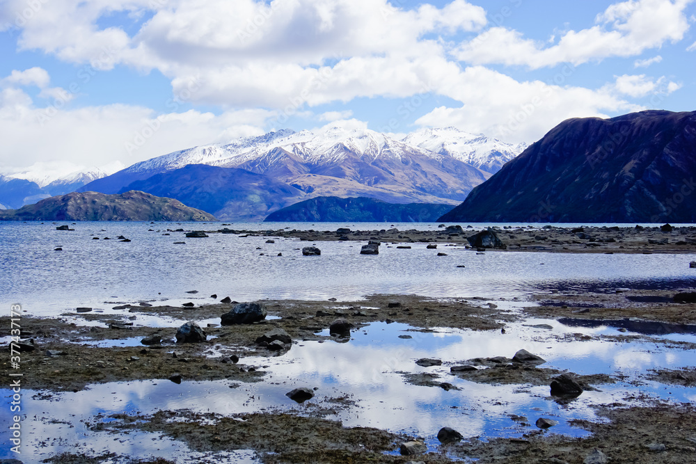 Lake wanaka South Island New Zealand