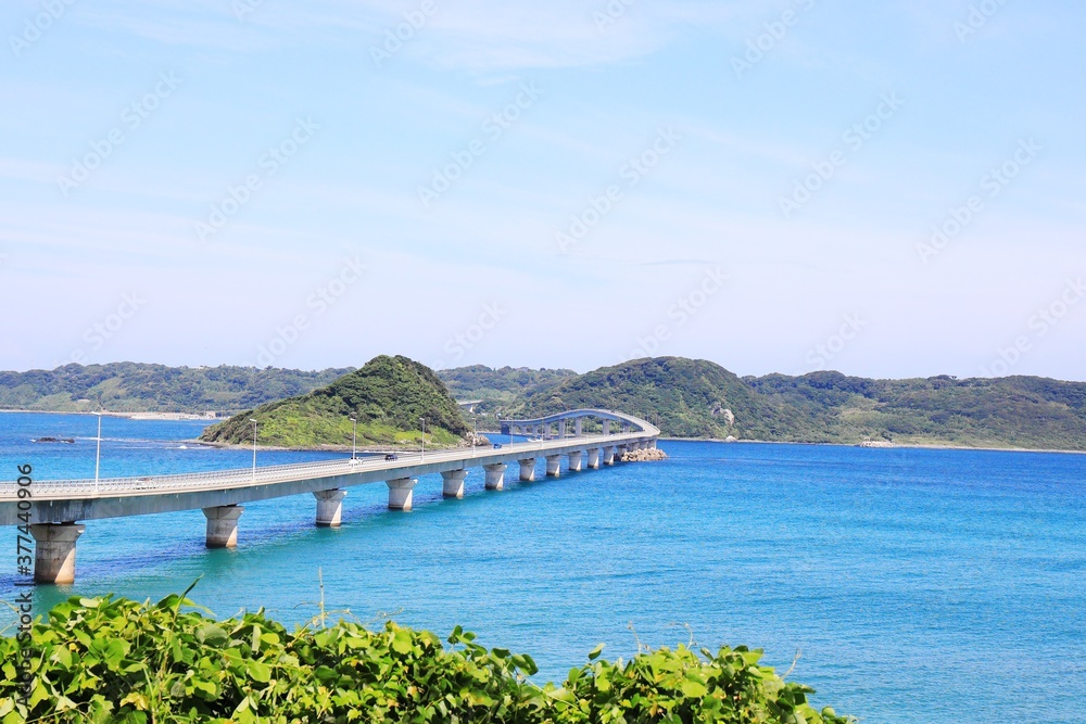 Obraz premium 角島大橋