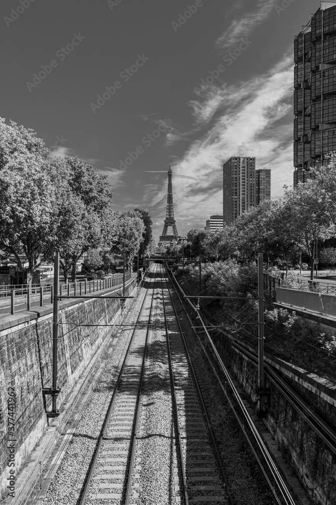 Fototapeta premium Paisaje en París