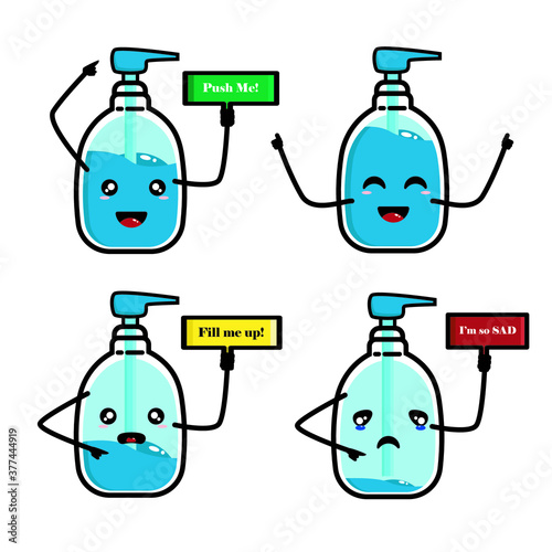 Cute handsanitizer bottle packaging