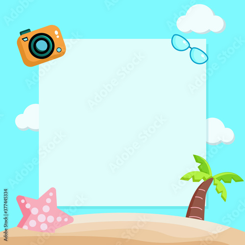 Cute Template Sea Vacation
