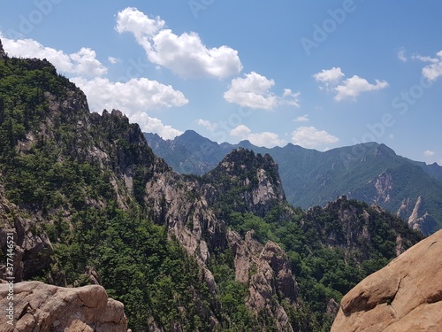majestic seoraksan, fine scenery, rock mountain © JEONGAH