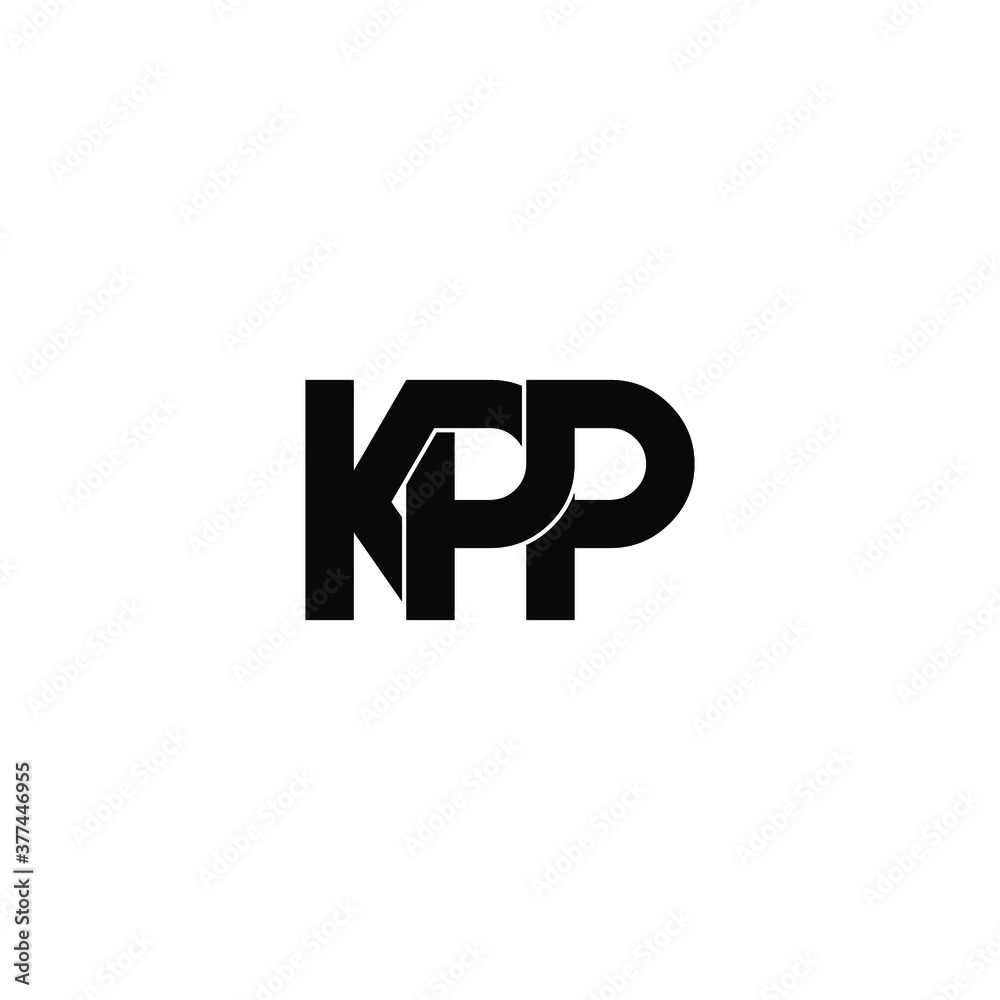 kpp letter original monogram logo design kpp letter original monogram logo design