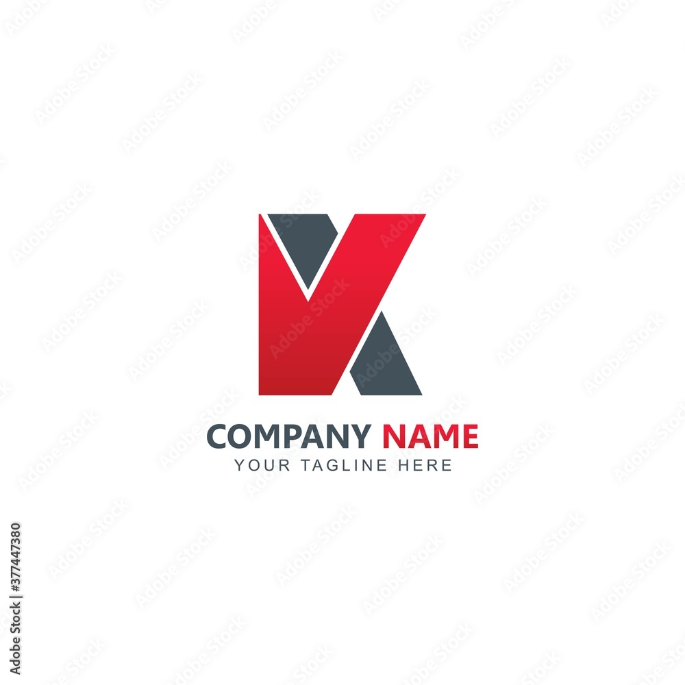 Initial VK Logo Design inspiration vector Initial VK Logo Design inspiration vector