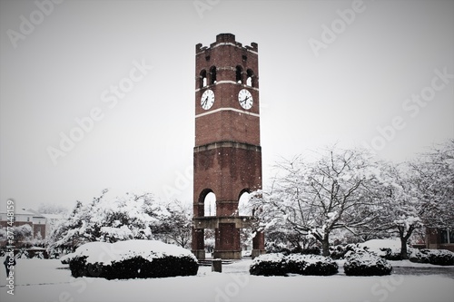 Clock tower at WCU