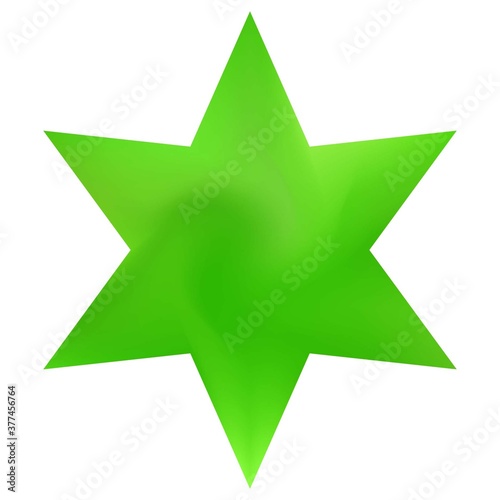 Smooth background in the form of hexagram.