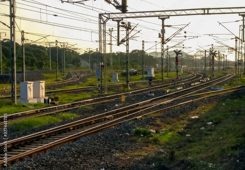 Tambaram railway in the countryside