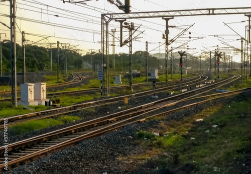 Tambaram railway in the countryside