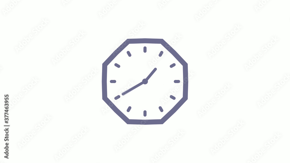 12 hours counting down clock icon with trick,Aqua gray clock icon on white background 12 hours counting down clock icon with trick,Aqua gray clock icon on white background