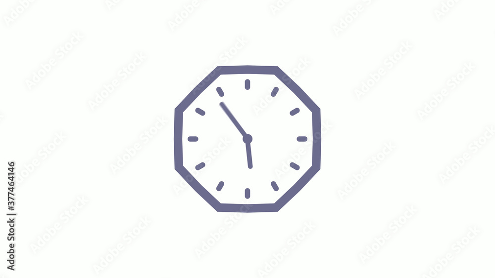 12 hours counting down clock icon with trick,Aqua gray clock icon on white background 12 hours counting down clock icon with trick,Aqua gray clock icon on white background