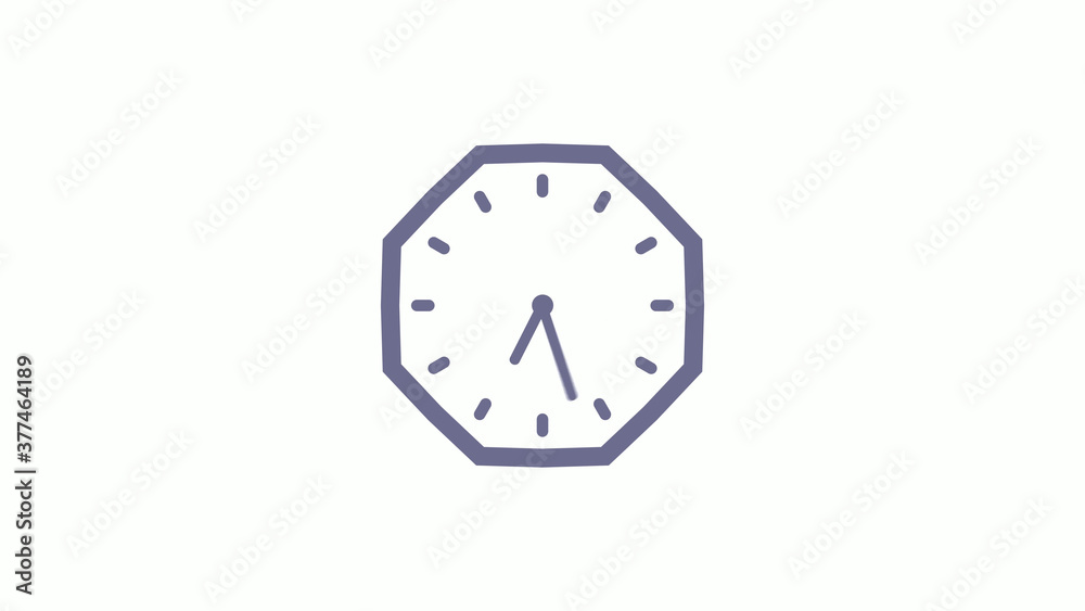 12 hours counting down clock icon with trick,Aqua gray clock icon on white background 12 hours counting down clock icon with trick,Aqua gray clock icon on white background