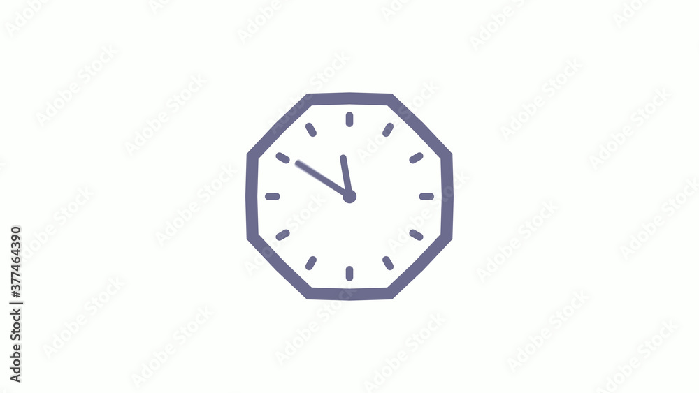 12 hours counting down clock icon with trick,Aqua gray clock icon on white background 12 hours counting down clock icon with trick,Aqua gray clock icon on white background