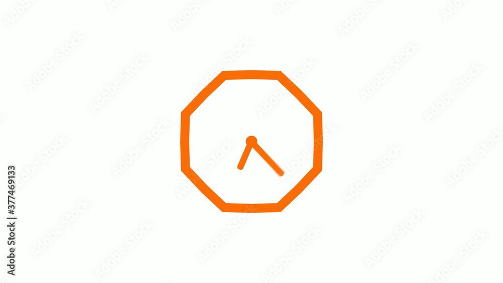 Counting down 12 hours clock icon on white background,clock icon Counting down 12 hours clock icon on white background,clock icon