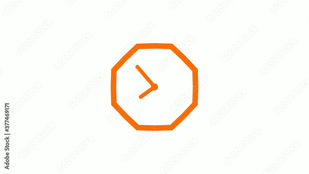 Counting down 12 hours clock icon on white background,clock icon Counting down 12 hours clock icon on white background,clock icon