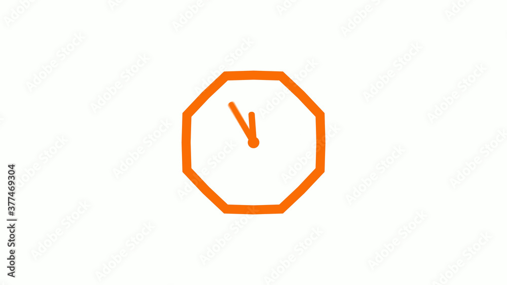 Counting down 12 hours clock icon on white background,clock icon Counting down 12 hours clock icon on white background,clock icon