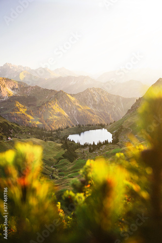 Sonnenuntergang im Allgäu
