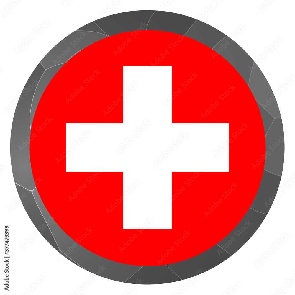 Glass light ball with flag of Switzerland. Round sphere, template icon. Swiss national symbol. Glossy realistic ball, 3D abstract vector illustration highlighted on a white background. Big bubble. Glass light ball with flag of Switzerland. Round sphere, template icon. Swiss national symbol. Glossy realistic ball, 3D abstract vector illustration highlighted on a white background. Big bubble.