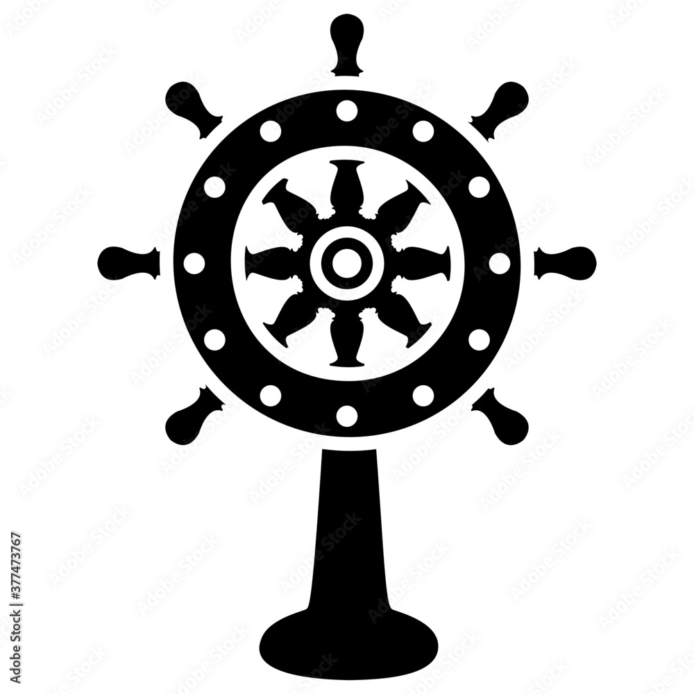 Obraz premium Ship Helm 