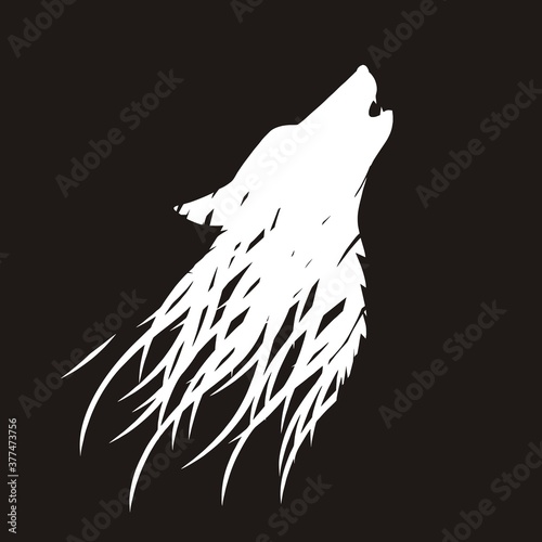 Wolf silhouette