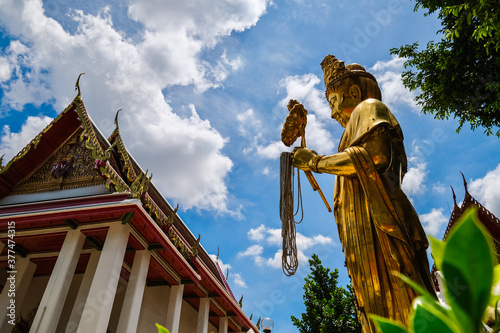 Guanyin Godness in Wat Maha Phruettharam photo