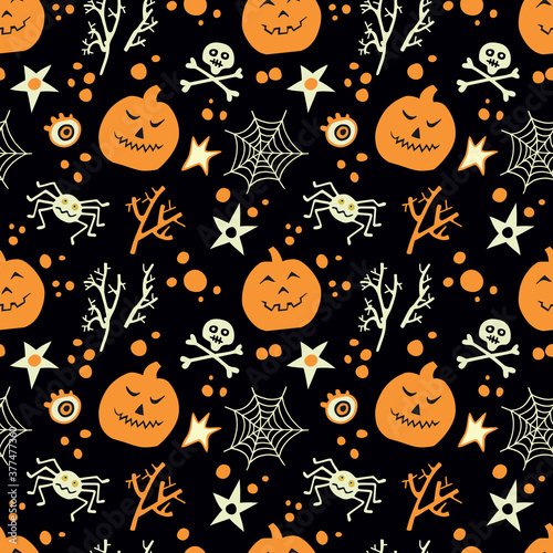 Set Halloween. Holiday card and briefs.