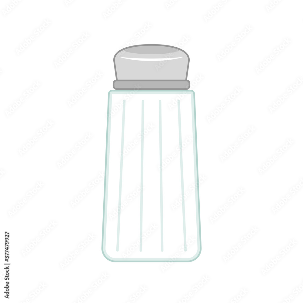 Salt bottle vector. Salt bottle on white background. Salt bottle vector. Salt bottle on white background.