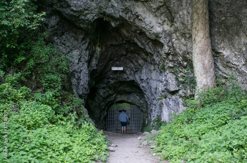 Fototapeta Naklejka Na Ścianę i Meble -  The Bull Rock Cave czech republic moravia summer
