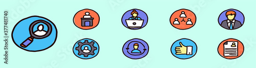 set of money icons, such as finance, statement, bank, coin, stock, currency, exchange isolated on blue