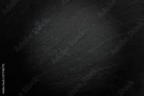 Dark grey black slate background or texture © JANTANA