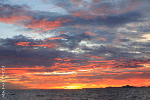 Twilight Sky and the sea