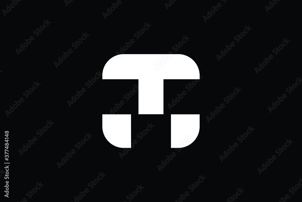 Minimal Innovative Initial WT logo and TW logo. Letter WT TW creative elegant Monogram. Premium Business logo icon. White color on black background Minimal Innovative Initial WT logo and TW logo. Letter WT TW creative elegant Monogram. Premium Business logo icon. White color on black background
