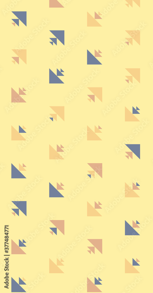 Abstract Color Halftone Dots generative art background illustration