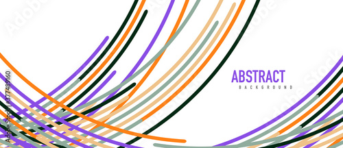 Аbstract moving colorful lines vector backgrounds for cover, placard, poster, banner or flyer