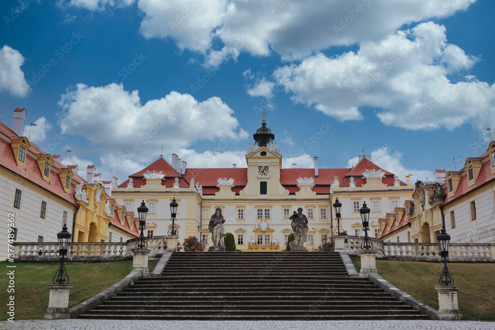 Valtice Castle is a Baroque Residence in Central Europe. Valtice forms the Lednice–Valtice Cultural Landscape, a UNESCO World Heritage Site.