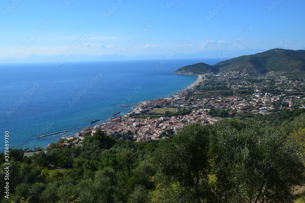 Campania - Santa Maria di Castellabate e panorama sul Cilento
