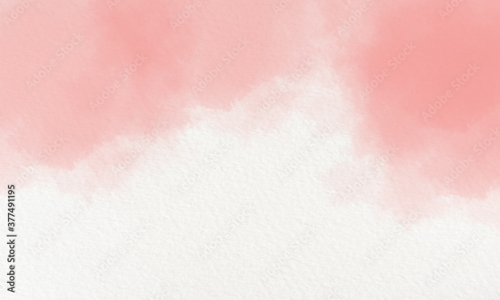 Coral Pink watercolor background
