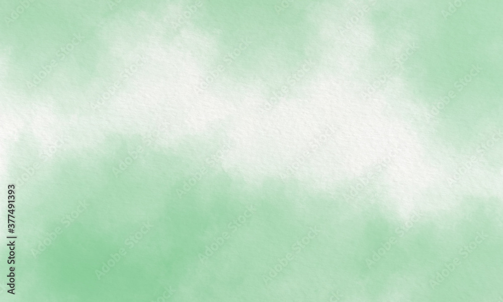 Emerald watercolor background